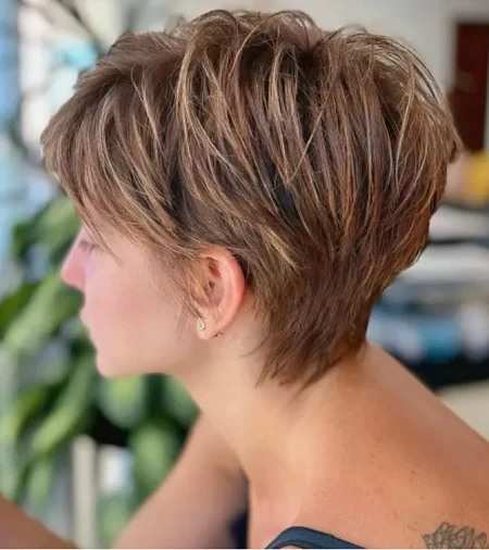 Pixie Haircut with Long Layers